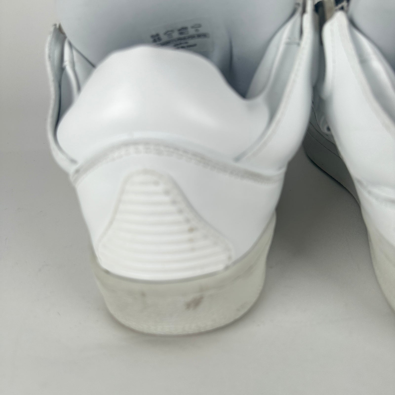 Lanvin x Future White Leather Curb Sneaker Size 12