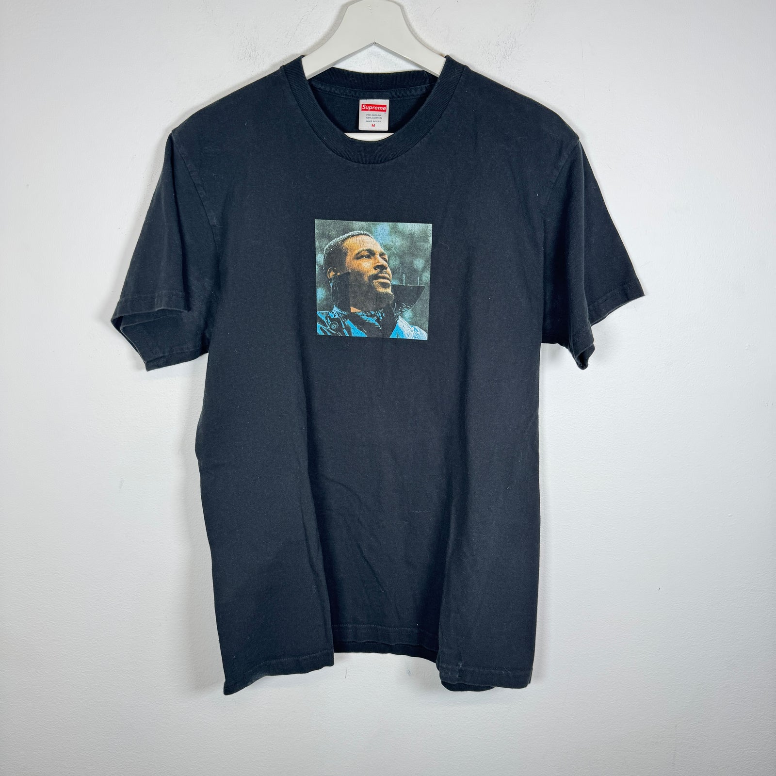 Supreme Black Marvin Gaye Tee Size M