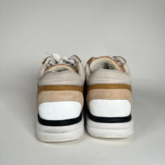 Chanel Brown Tweed Tennis Trainer Size 39