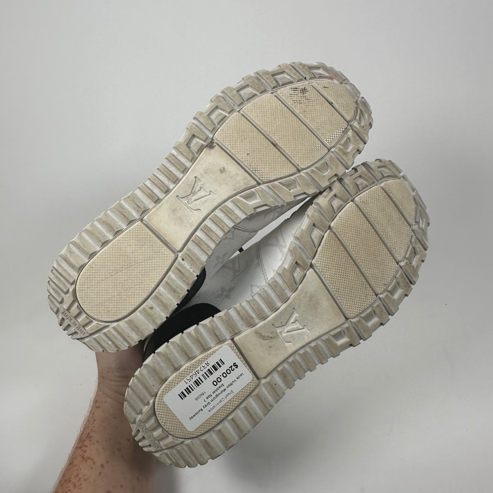 Louis Vuitton Monogram Grey Runaway Sneaker Size 7