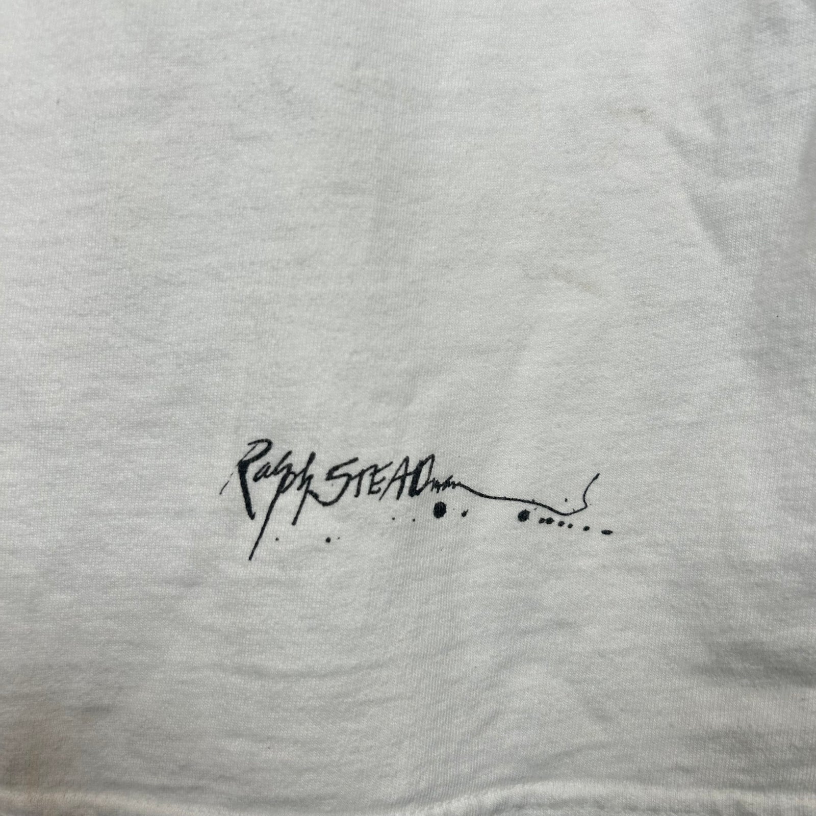 Supreme White Ralph Steadman Box Logo T-Shirt Size M