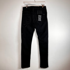 Ksubi Black Distressed Jeans Size 33