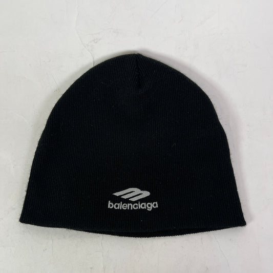 Balenciaga 3B Sports Icon Ribbed Beanie