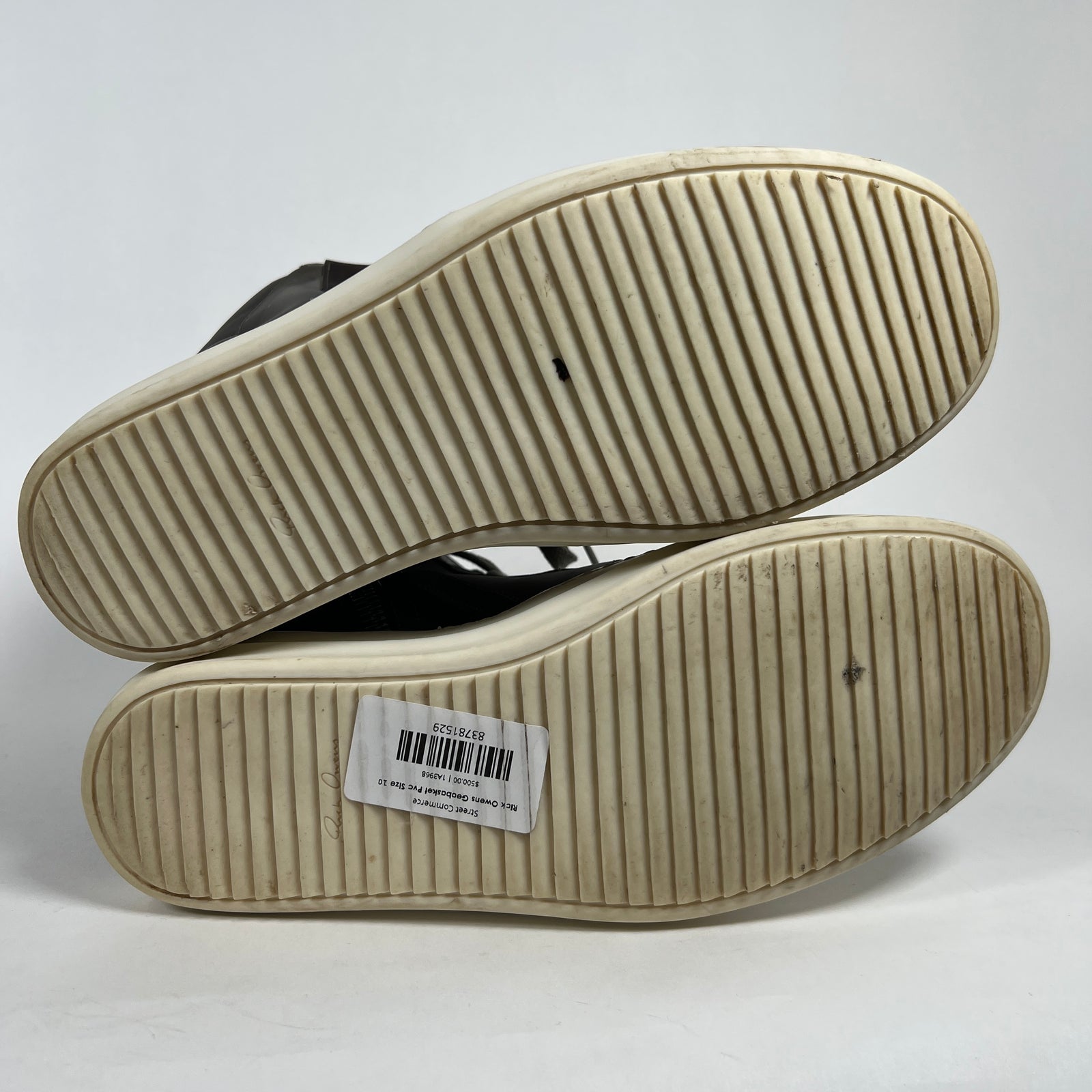 Rick Owens Geobasket Pvc Size 10