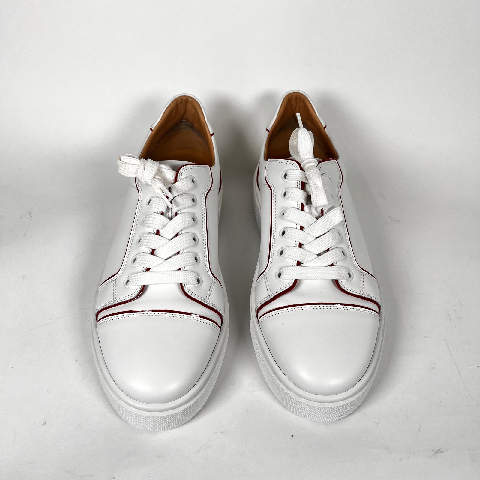 Christian Louboutin White Low Top Sneaker Size 40