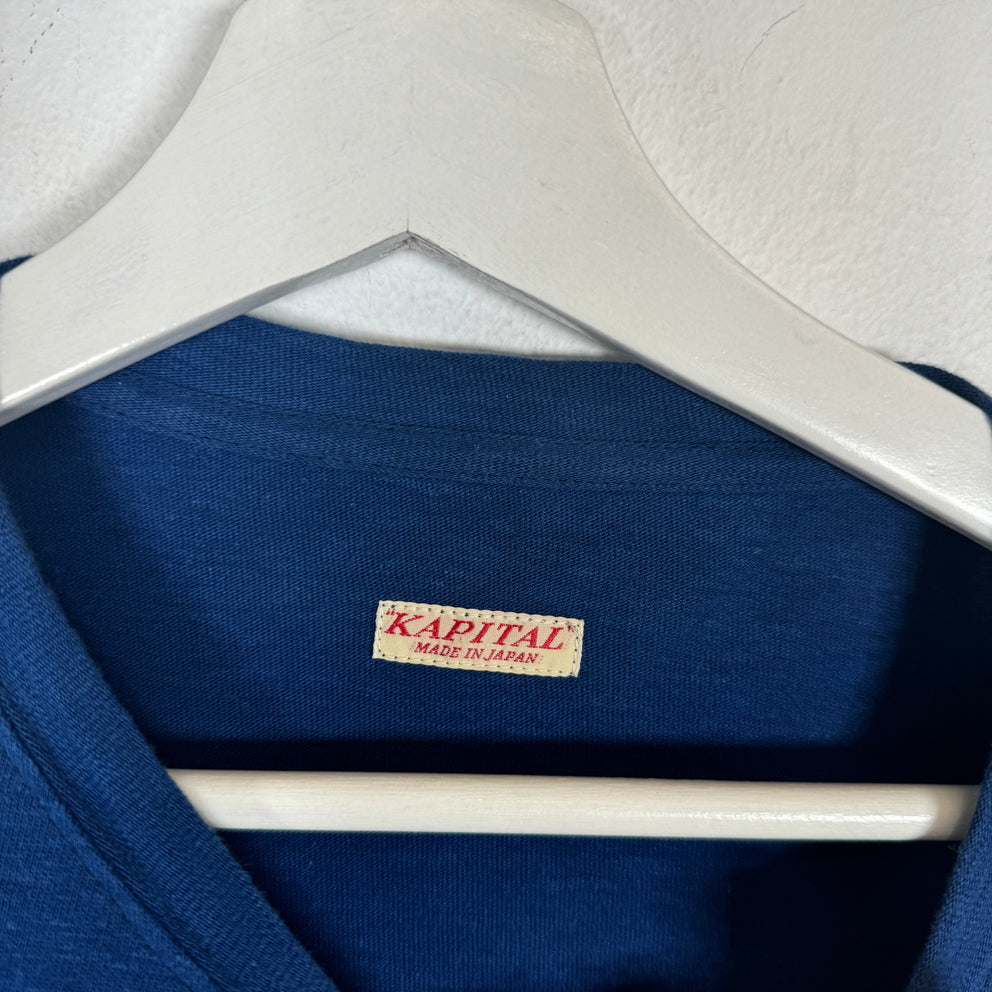 Kapital Blue Tye-Dye Longsleeve Tee Size 1