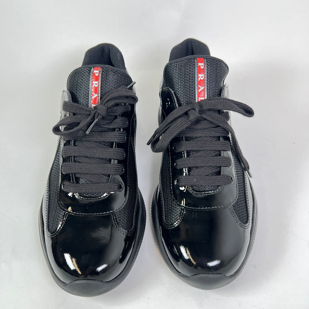 Prada Black Patent Leather America Cups