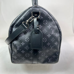 Louis Vuitton Monogram Eclipse Bandouliere Keepall 55
