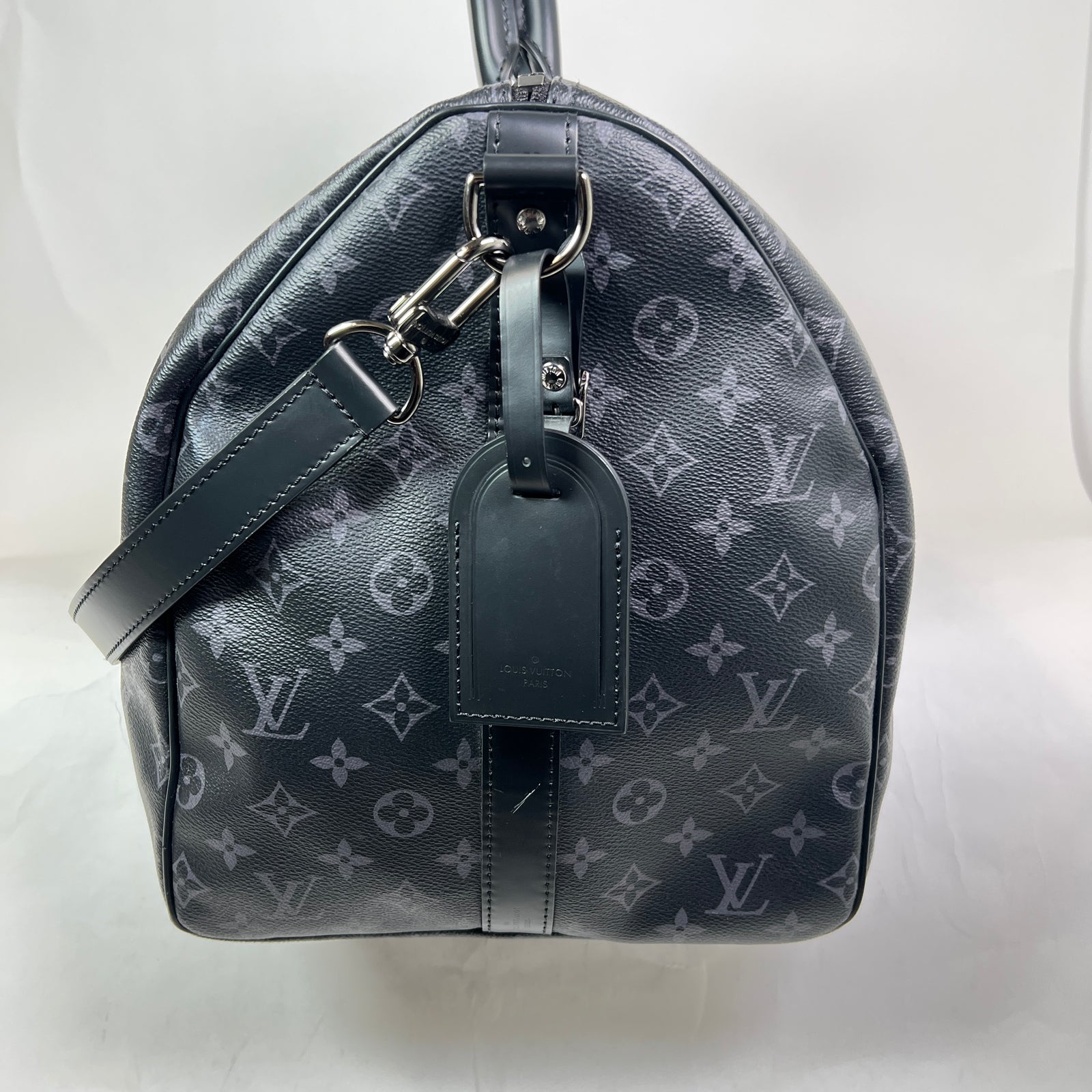 Louis Vuitton Monogram Eclipse Bandouliere Keepall 55
