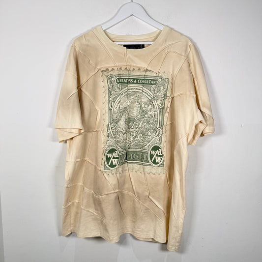 Who Decides War Cream 'Currency' T-Shirt Size XXL
