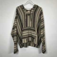 Fear of God Beige Poncho Hoodie Sz L