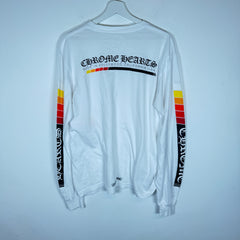 Chrome Hearts White Gradient LS Tee Size L