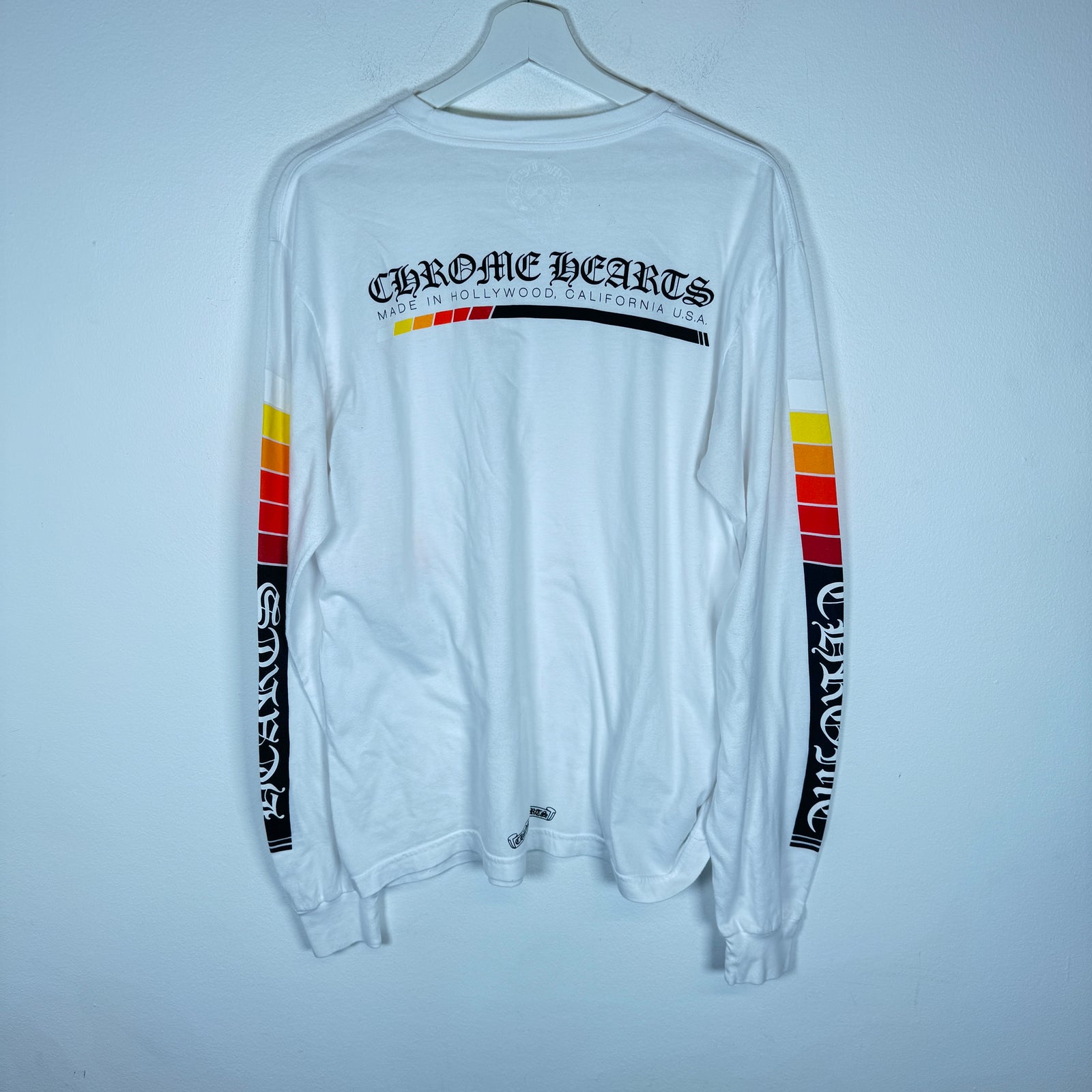 Chrome Hearts White Gradient LS Tee Size L