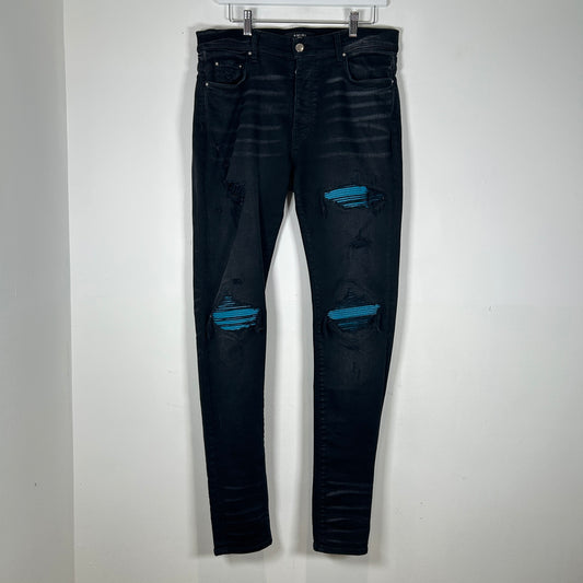 Amiri Blue Patch MX1 Size 34