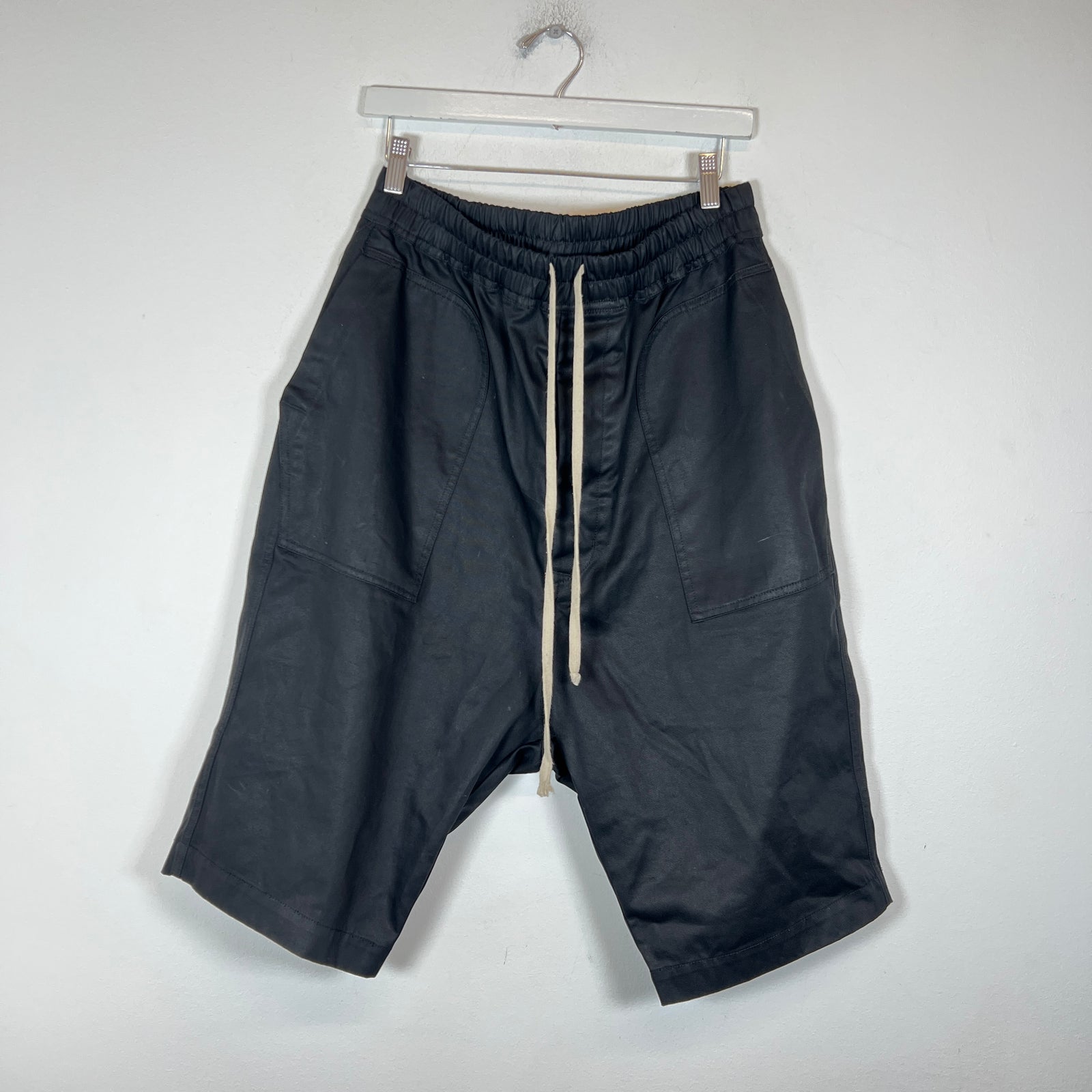 Rick Owens DRKSHDW Black Bela Pod Shorts Size M