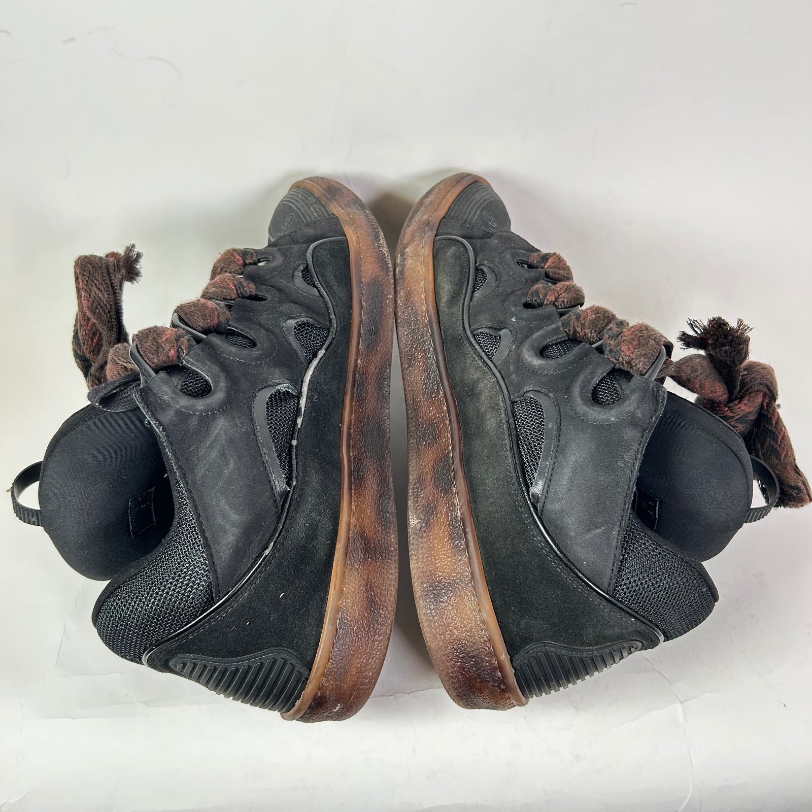 Lanvin Chocolate Curb Sneakers