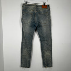 Purple Lightwash Blue Denim Jeans Size 32