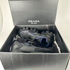 Prada Blue Pearlescent Cloudbust Thunder Sneakers Size 10.5