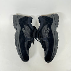 Chanel Black CC Trainers Size 37