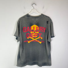Gallery Dept Vintage Skull Print Distressed T-Shirt