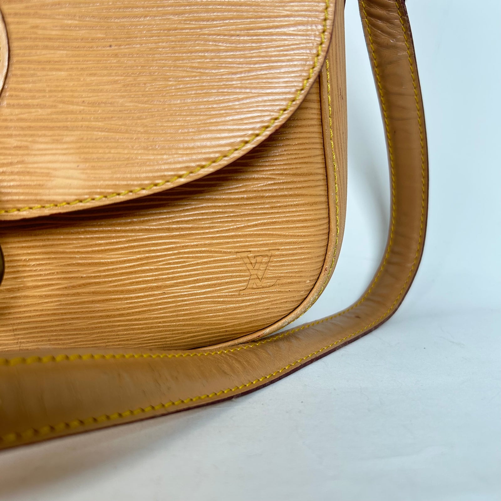 Louis Vuitton Mustard Vintage Epi St Cloud GM Bag
