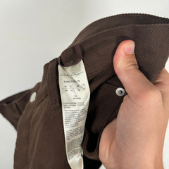 Rick Owens Brown Flared Bolan Pants Size 38