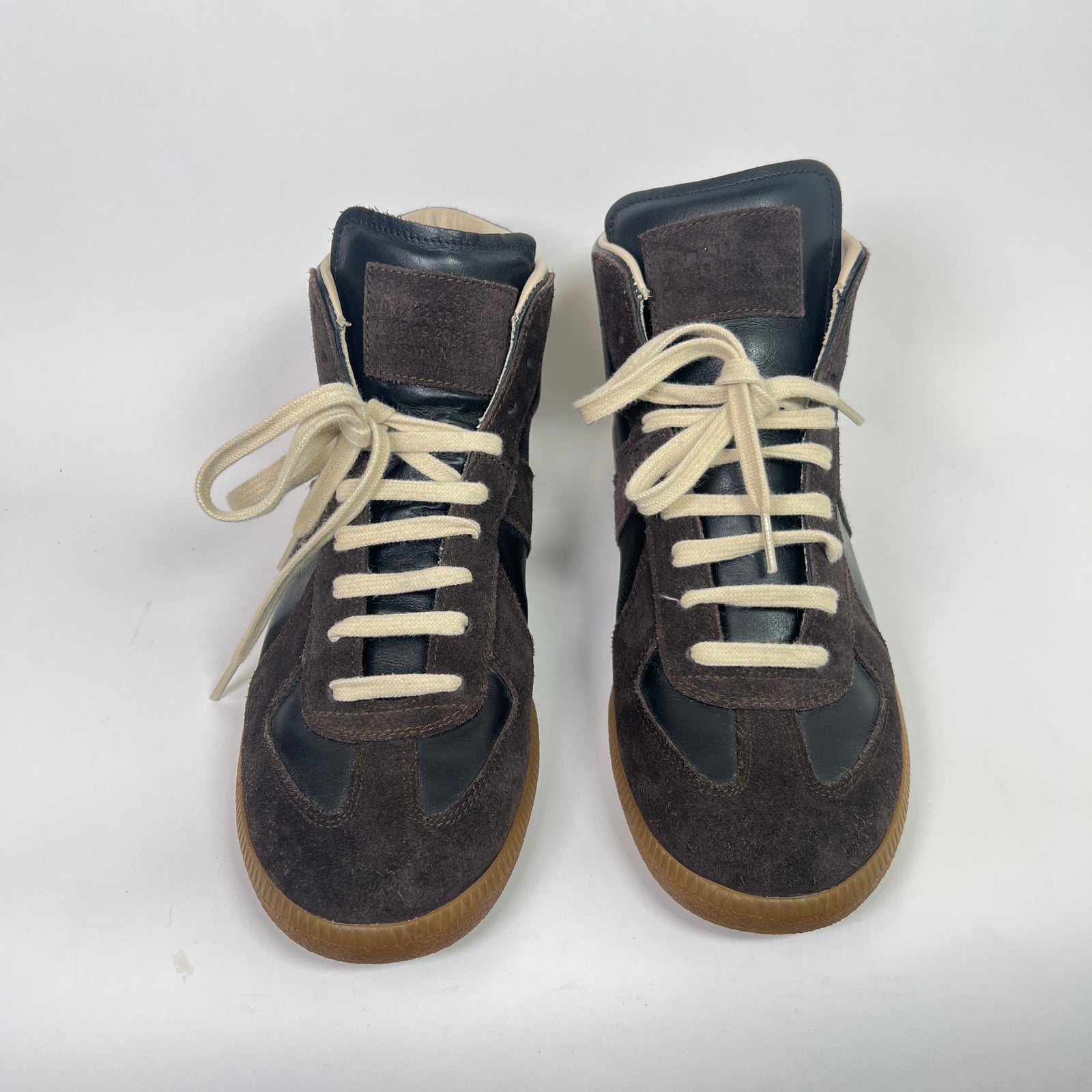 Maison Margiela Brown Replica Mid-Top Gats