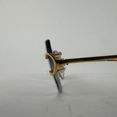 Cartier Gold C-Frame Sunglasses