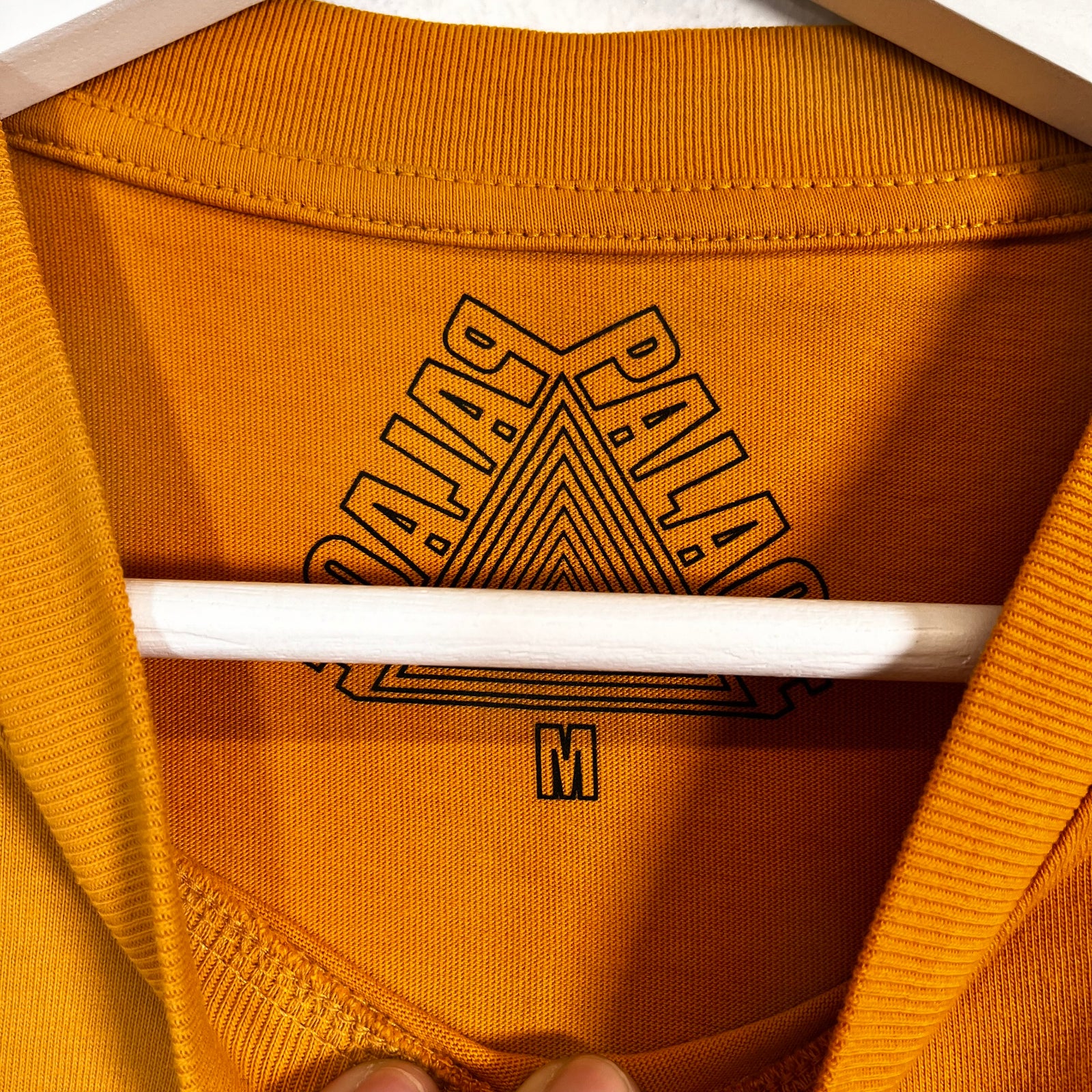Palace Yellow All Nighters Tee Size M