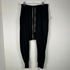Rick Owens Black 'Prisoner' Sweatpants Size L