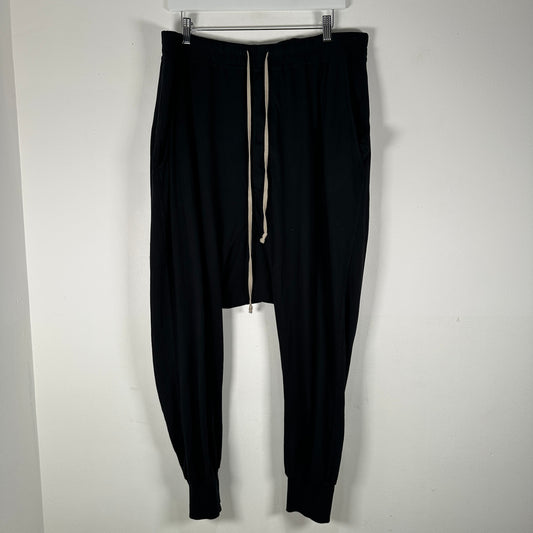 Rick Owens Black 'Prisoner' Sweatpants Size L
