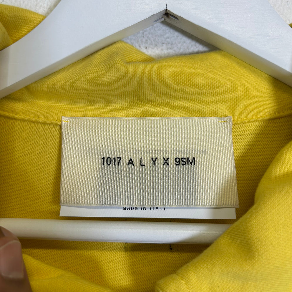 1017 Alyx 9SM Yellow Oversized Zip Jacket Size M