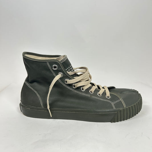 Maison Margiela Olive Tabi High-Top Sneaker Size 43