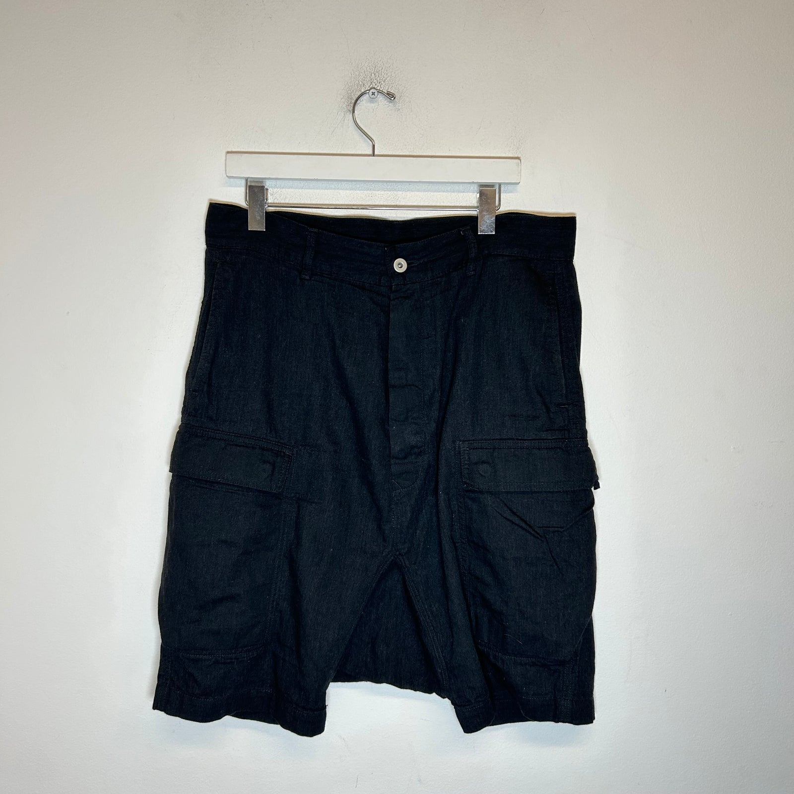 Rick Owens Drkshdw Japanese Selvedge Cargo Pods Size 34