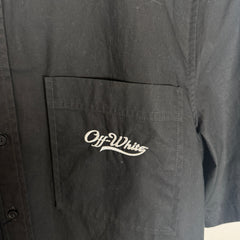 Off-White Black Wave Off Button-Up Shirt Size S