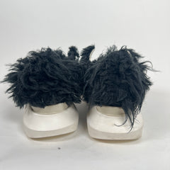 Rick Owens Black/White Fur Abstact Ramones Size 41