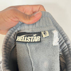 Hellstar Grey/Neon Sport Logo Sweatpants Size XS