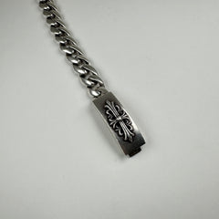 Chrome Hearts Floral Cross ID Bracelet