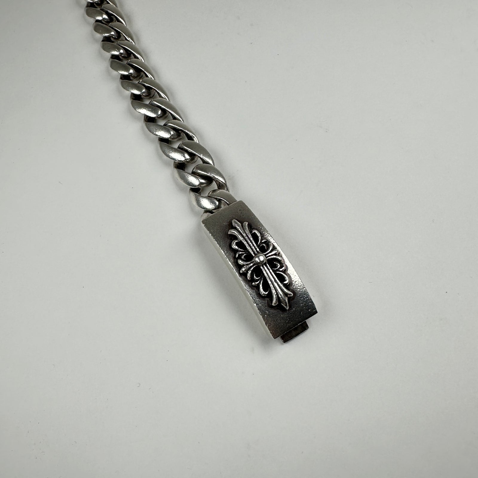 Chrome Hearts Floral Cross ID Bracelet
