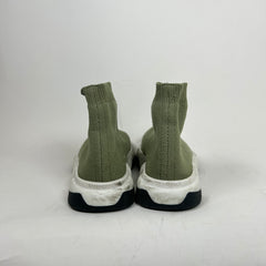 Balenciaga Kids Green Sock Runners Size 1