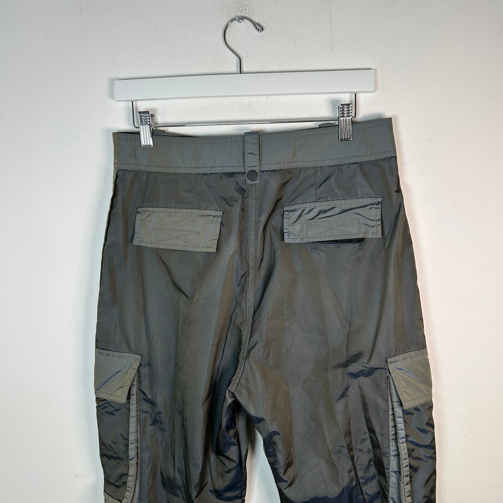 Dior Mesh Lace Nylon Cargo Pants Size 46