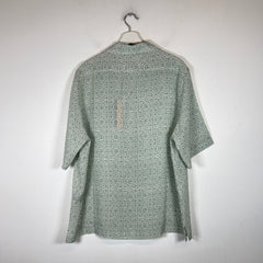 Rhude Green Cravat Silk Shirt Size XXL