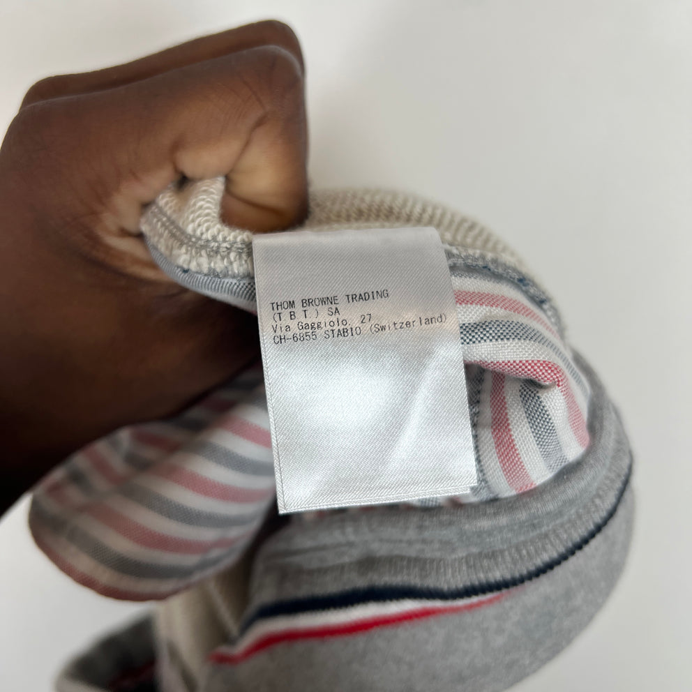 Thom Browne Grey 4 Bar Shorts Size 4
