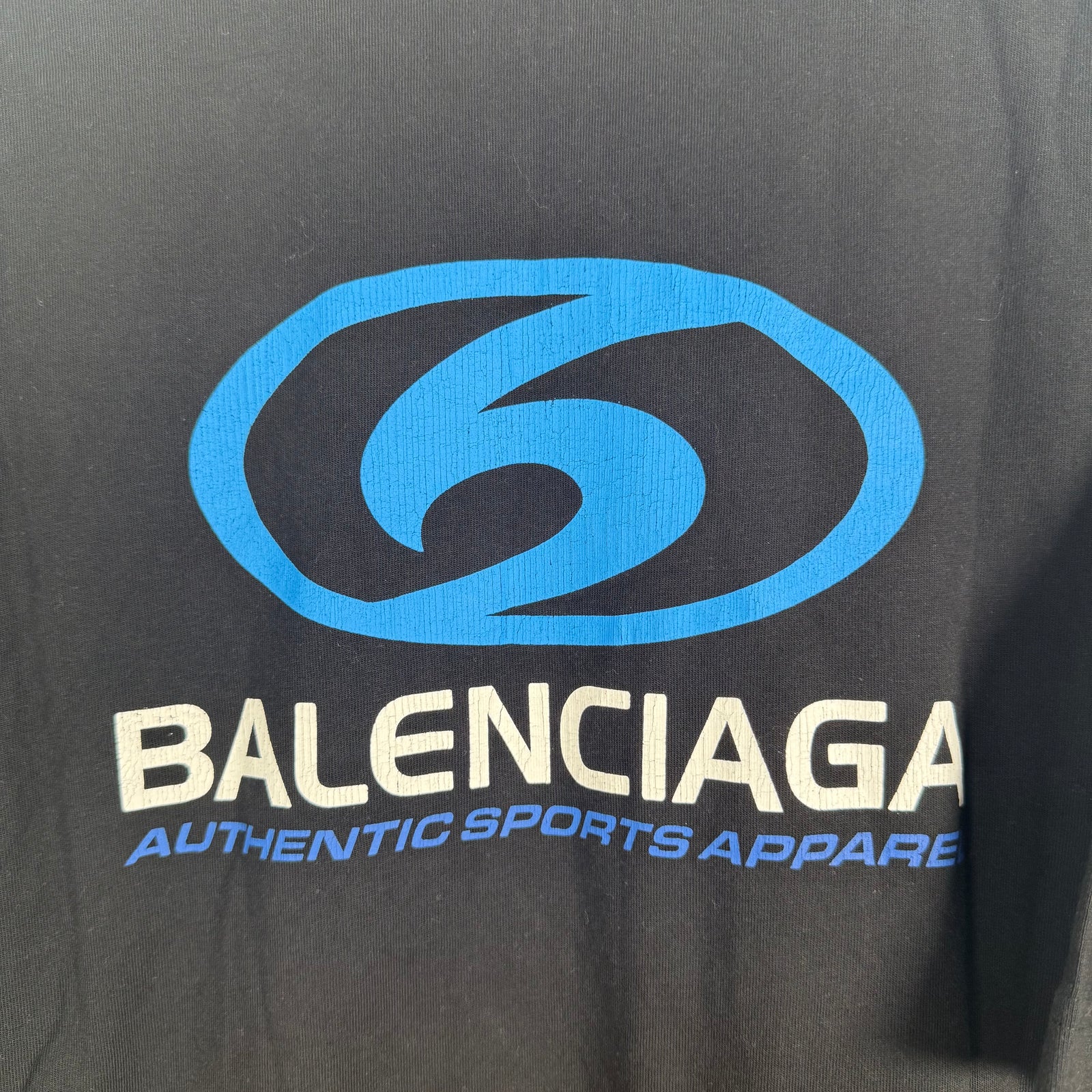 Balenciaga Surf Logo Graphic T-Shirt Size M