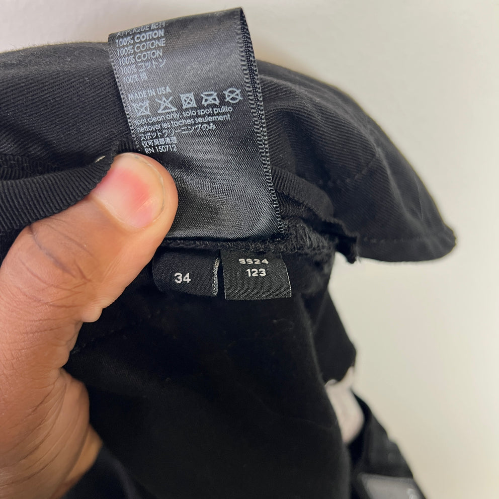 Amiri Black Bandana Thrasher Jeans