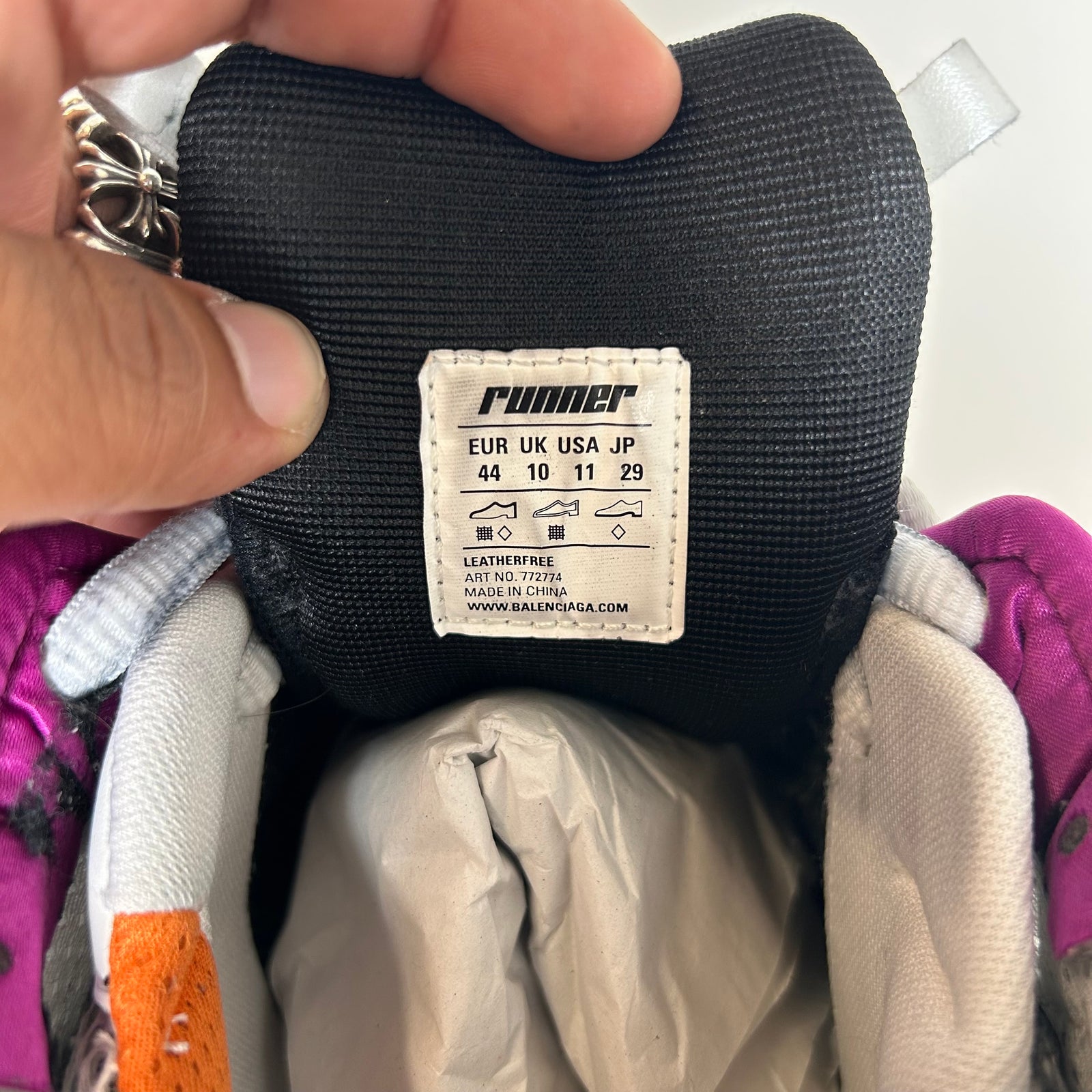 Balenciaga Multicolor Runner Size 44