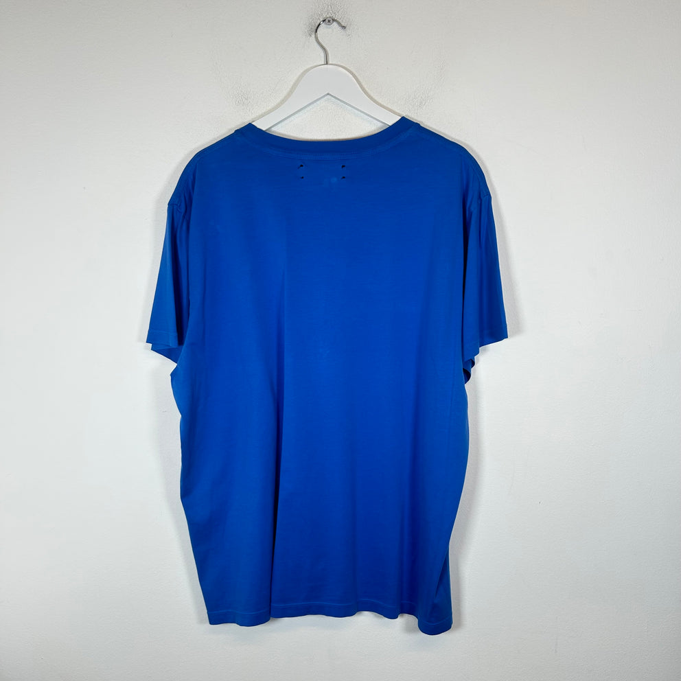 Amiri Blue/White Logo T-Shirt Size XXL
