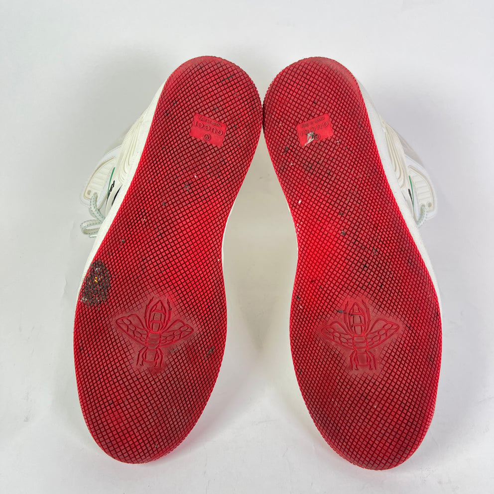 Gucci Monogram Basket High-Top Sneakers