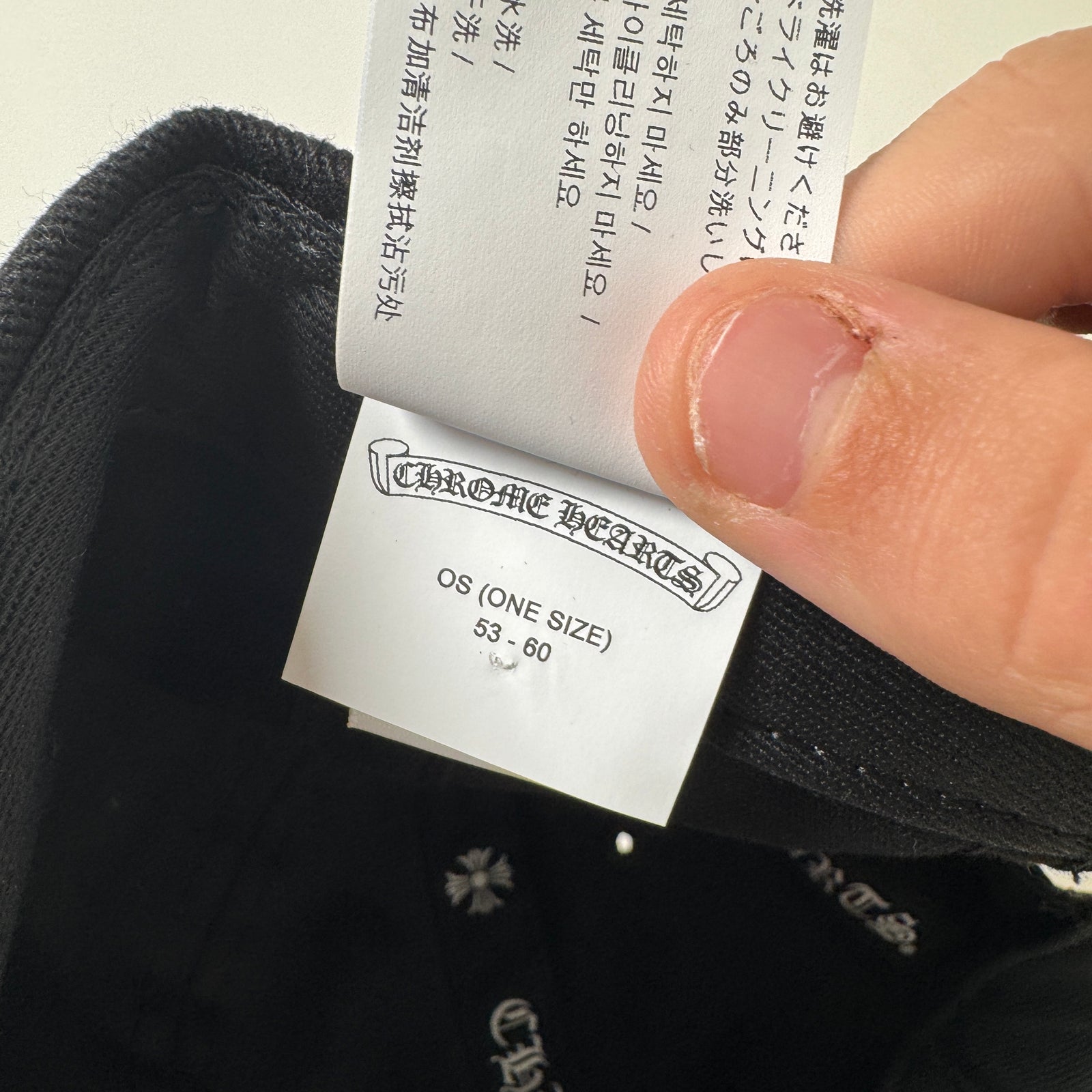 Chrome Hearts Matty Boy Leather Strapback Hat
