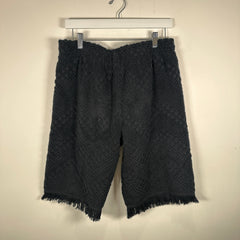 Marine Serre Gold Line Regenerated Towel Shorts Size M
